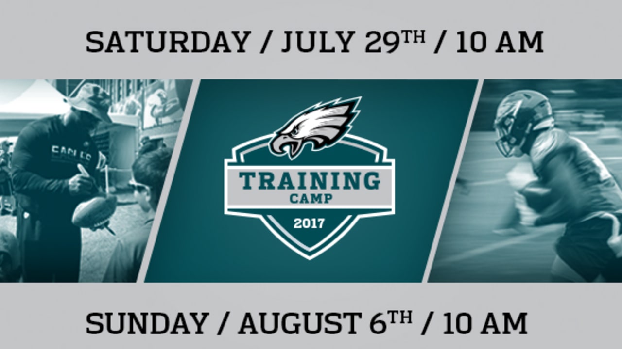 Philadelphia Eagles announce open training camp practice for August 6