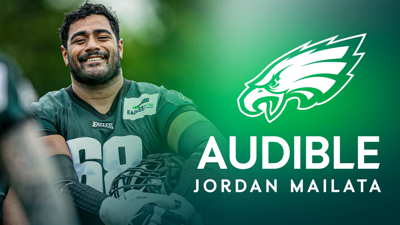 Philadelphia Eagles Home Game Jersey - Jordan Mailata