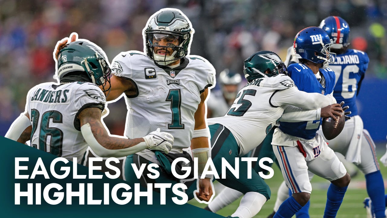 Highlights Eagles vs. Giants Week 14
