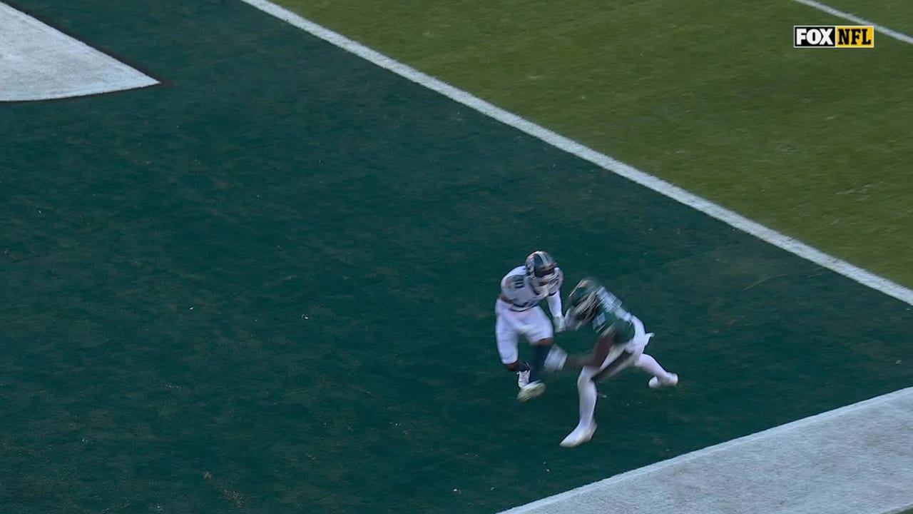 Every Philadelphia Eagles wide receiver A.J. Brown catch in 2-TD game