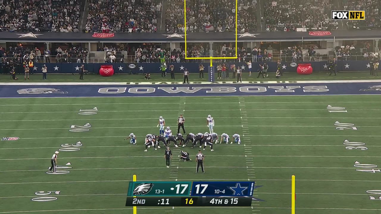 Kicker Jake Elliott's 25-yard field goal opens scoring in Philadelphia  Eagles- Dallas Cowboys