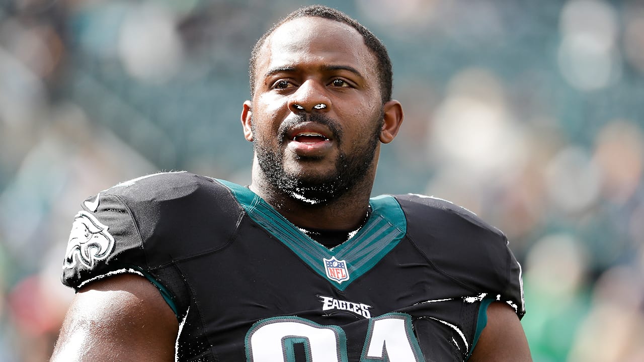 Fletcher Cox came onto the field in style when he was wired for sound in pr...