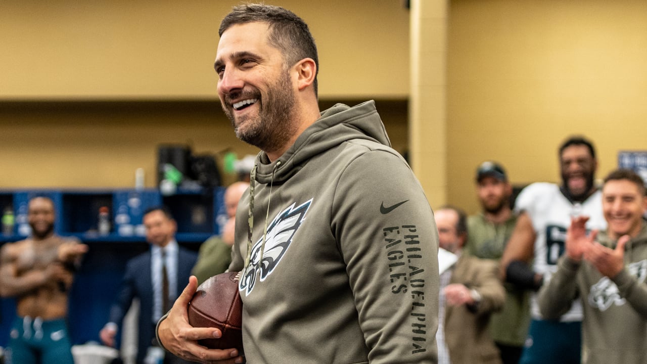 Nick Sirianni brags about Eagles tight ends Jack Stoll and Grant Calcaterra  - Bleeding Green Nation