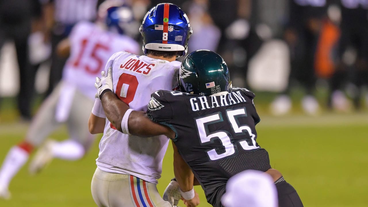 Philadelphia Eagles defensive end Brandon Graham's strip-sack ICES Eagles'  comeback win