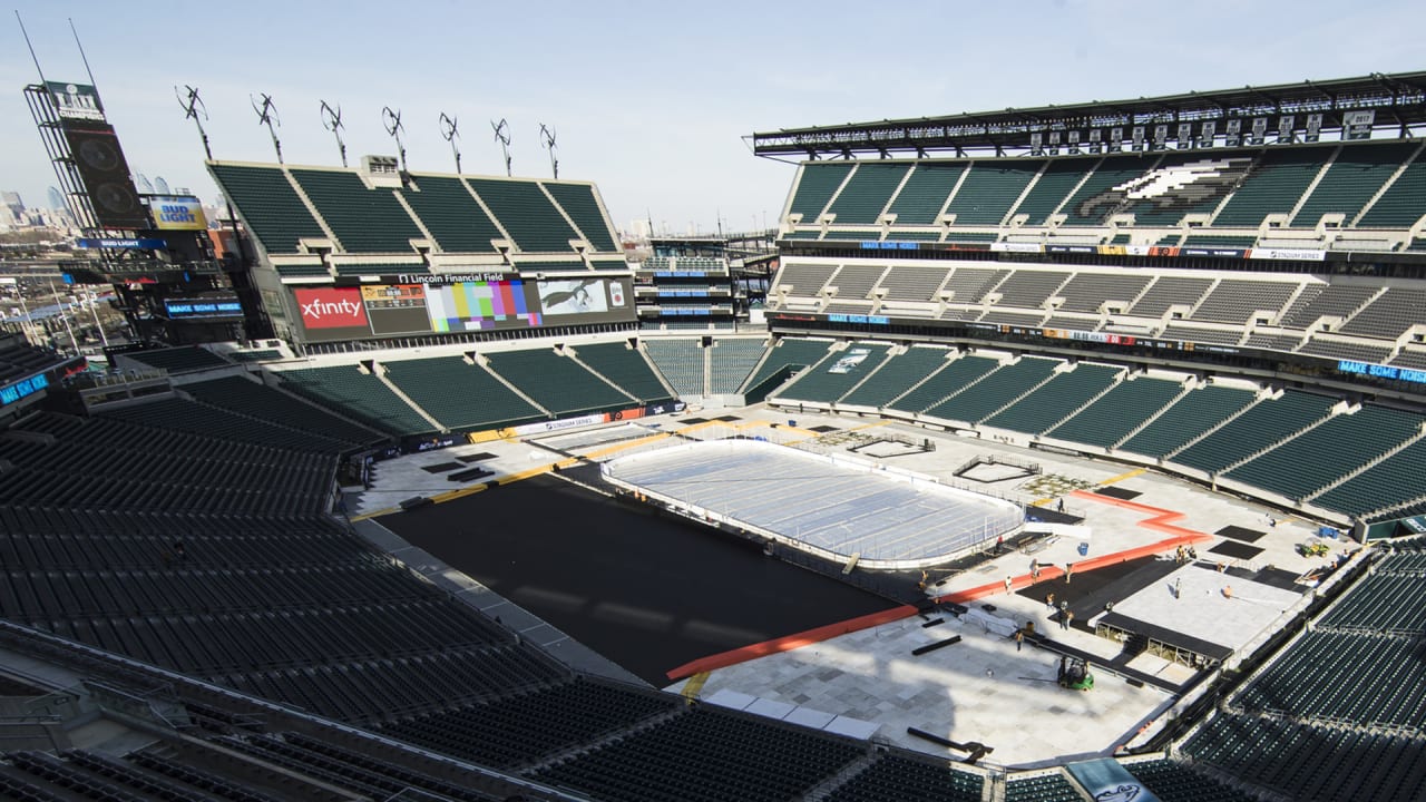 Turning The Linc Into A Rink