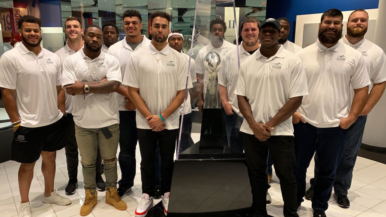 Rookies visit Pro Football Hall of Fame, Play 60 event