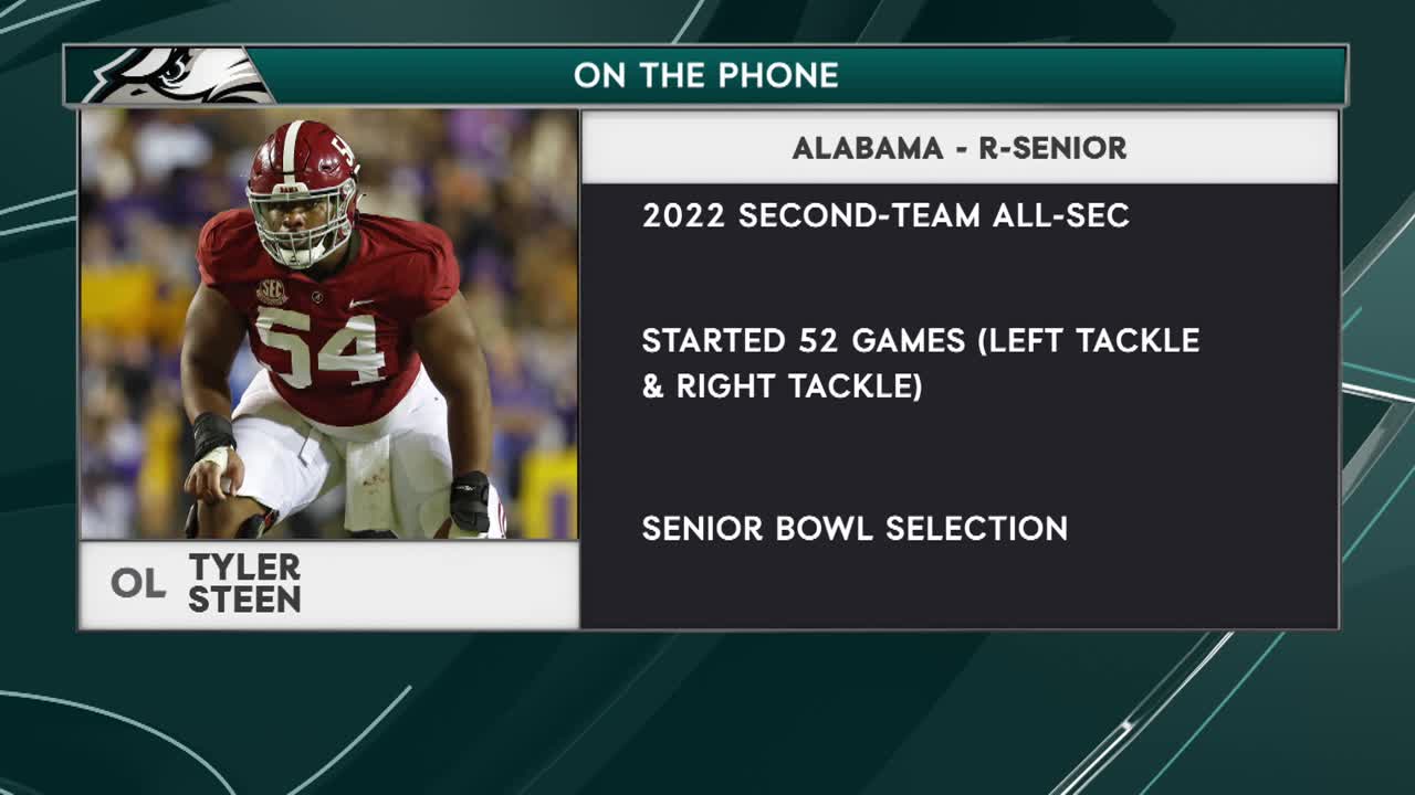 NFL Draft: Eagles trade out of Round 2, take Alabama T Tyler Steen