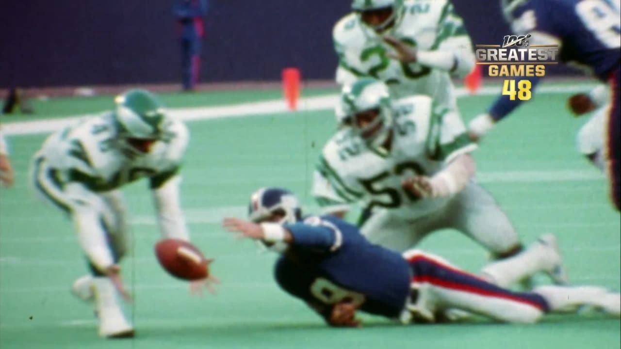 Nfl 100 Greatest Games No 48 Miracle At The Meadowlands I