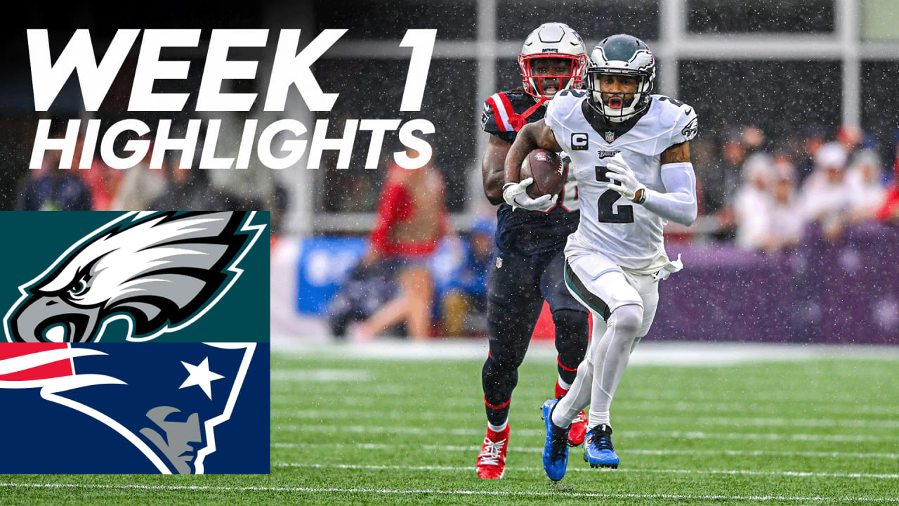 Highlights Eagles 25, Patriots 20 Week 1