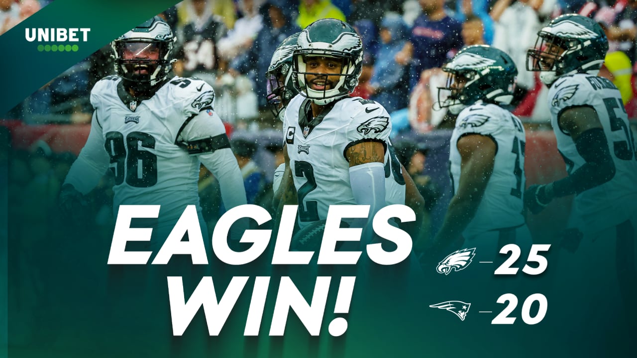 Jalen Hurts, Eagles build early lead, hang on to beat Patriots 25