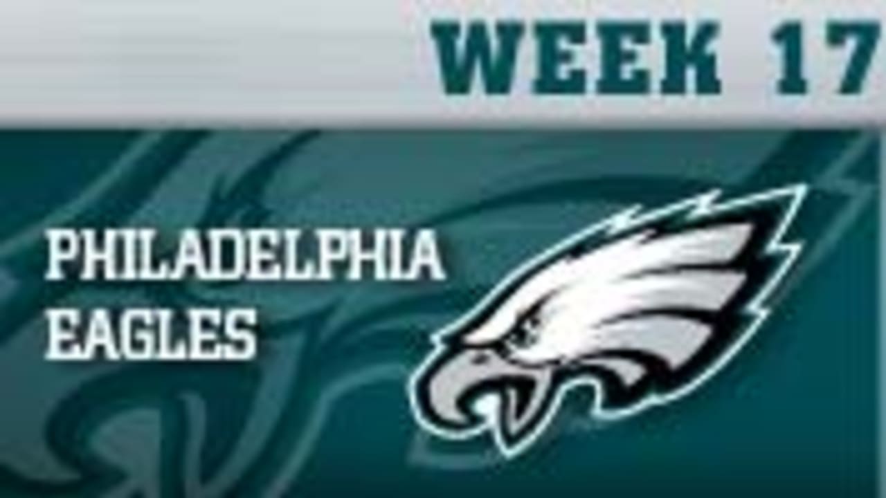 Washington-Eagles game slotted for Week 17 Sunday night game