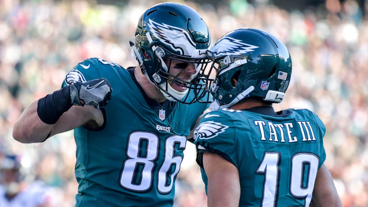 Zach Ertz breaks Eagles record for the most receptions in a season