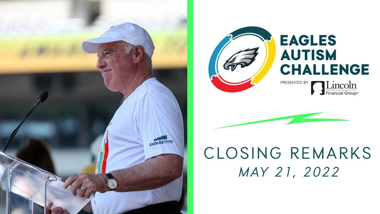 Eagles Autism Challenge Jeffrey Lurie's closing remarks 2022