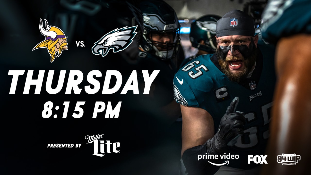 How to Watch and Stream the Vikings vs. Eagles Game: Live on  Prime  Video and FOX 29 - BVM Sports