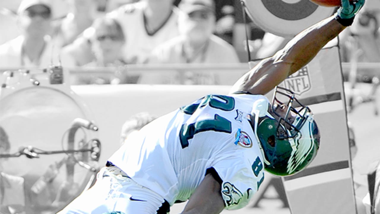 Philadelphia Eagles' Jason Avant during NFL football training camp,  Wednesday, Aug. 5, 2009, in Bethlehem, Pa. (AP Photo/Matt Slocum Stock  Photo - Alamy