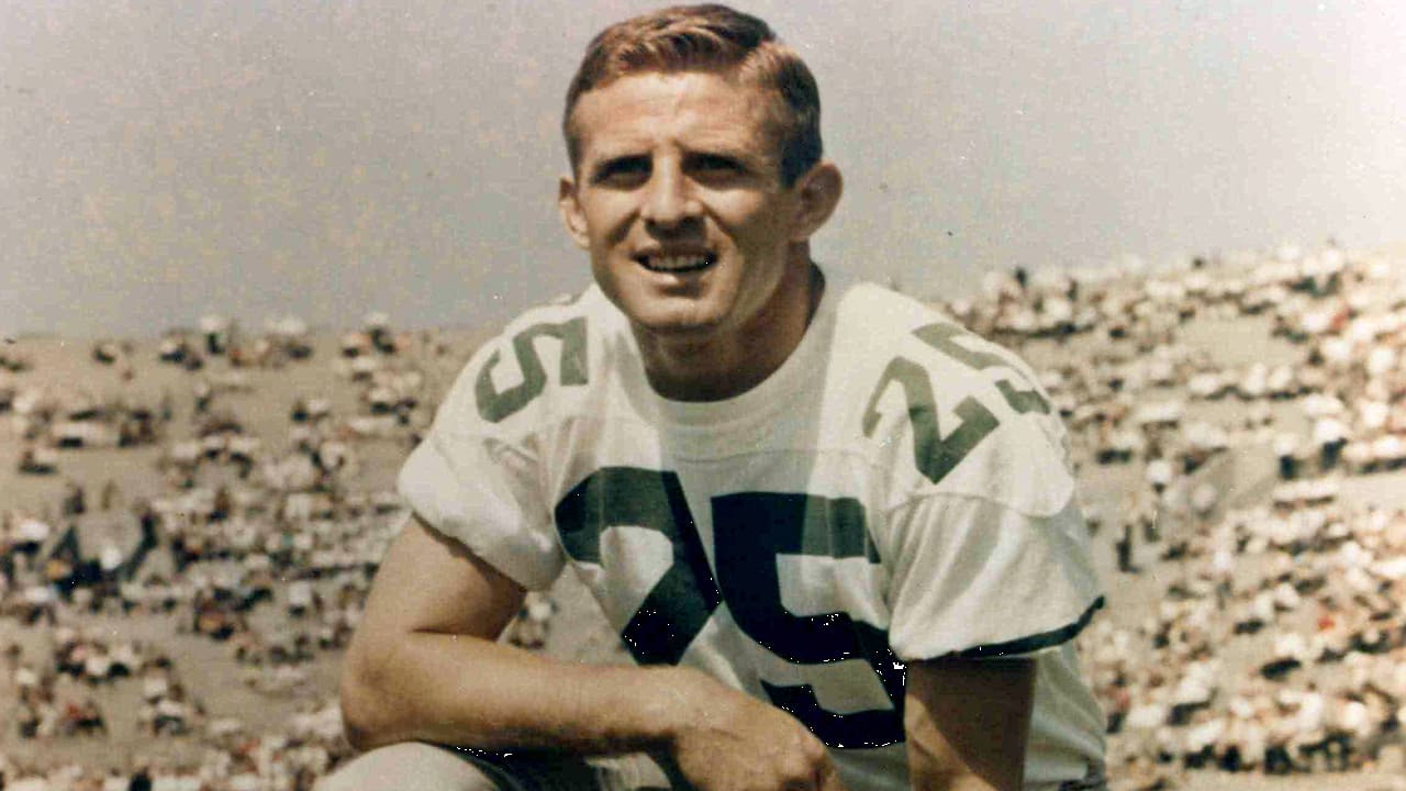 Tommy McDonald, who was part of the 1960 Eagles squad, celebrates as he was  introduced during a halftime ceremony as the Philadelphia Eagles play the  Green Bay Packers at Lincoln Financial Field