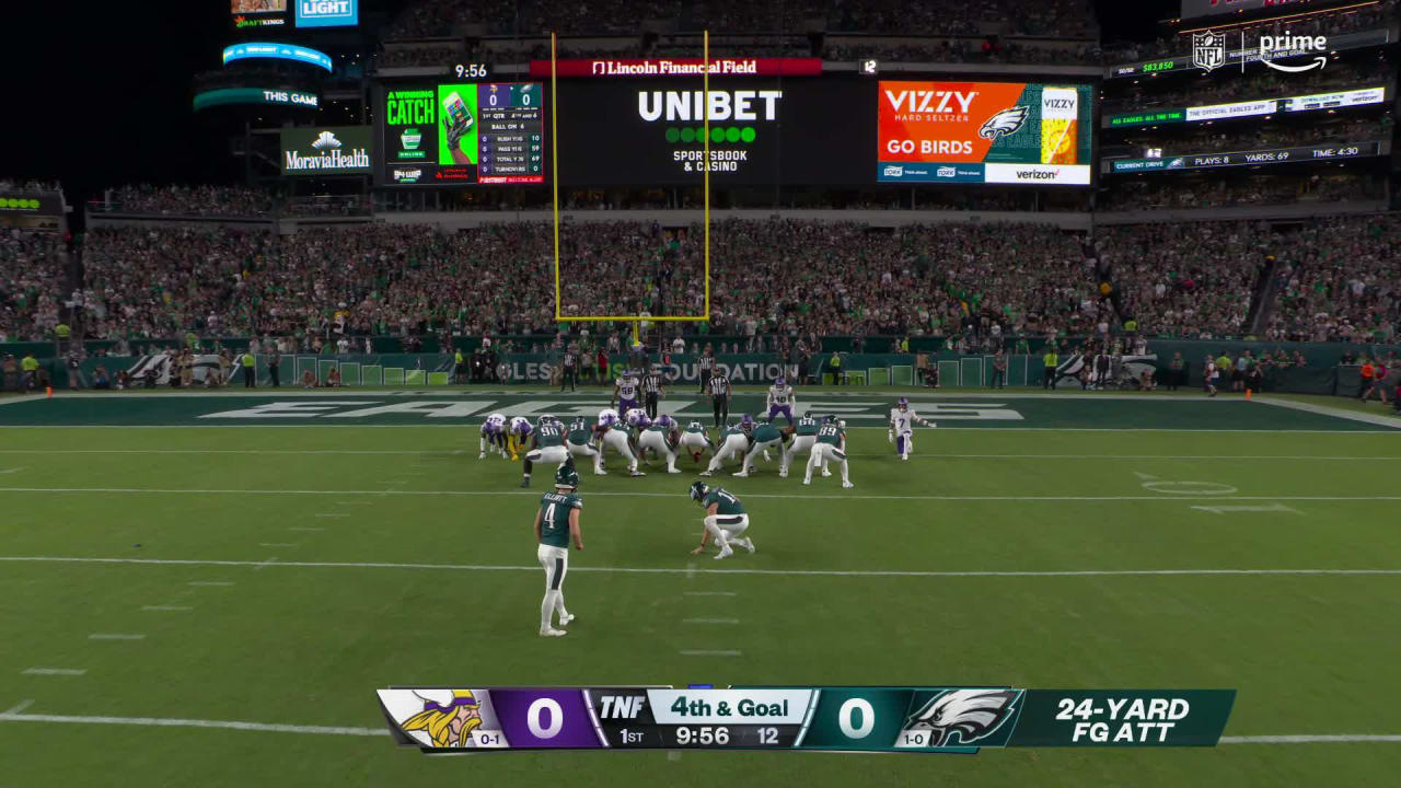 Highlight: Jake Elliott's walk-off 54-yard FG saves the Eagles