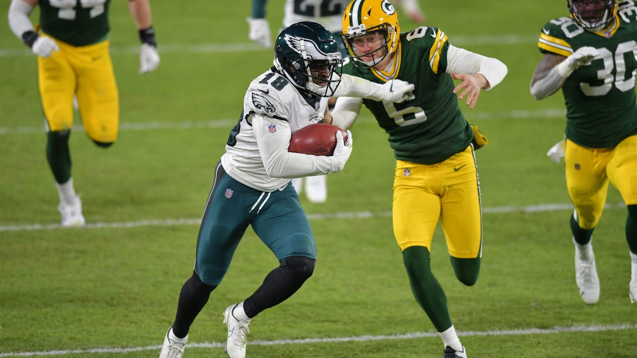 Eagles' Jalen Reagor could still factor in on punt returns in second half 