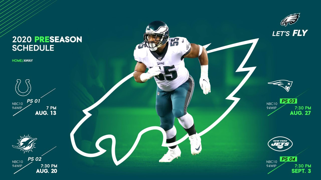 eagles preseason tv schedule