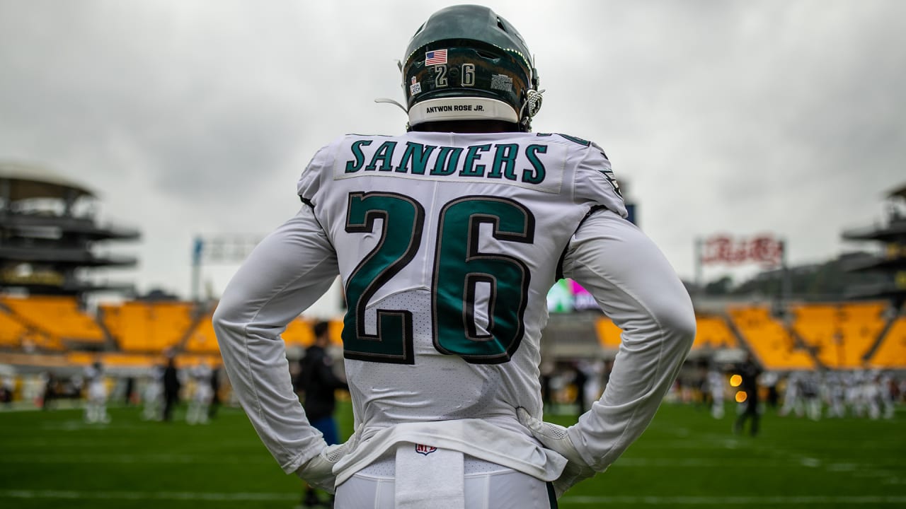 Miles Sanders hints that he'll be wearing No. 26 with the Eagles