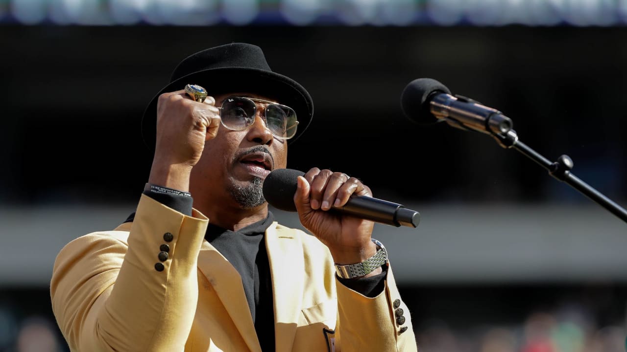 Brian Dawkins Receives His Hall Of Fame Ring