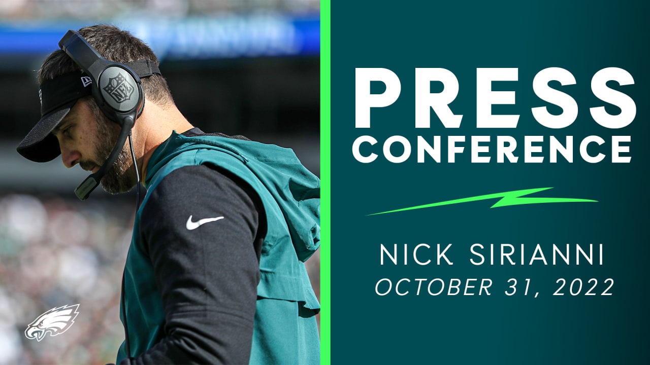 Relax, Nick Sirianni's introductory press conference was fine - The Birds  Blitz