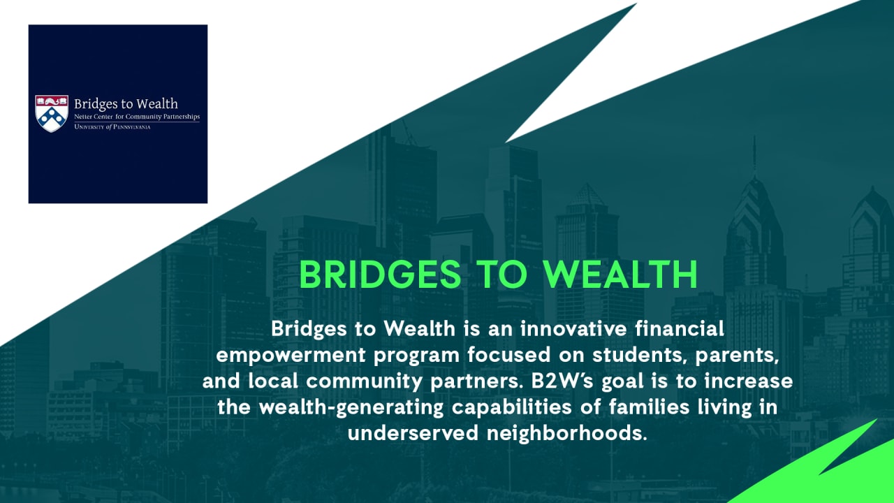Learn how Bridges to Wealth is making a difference in the community