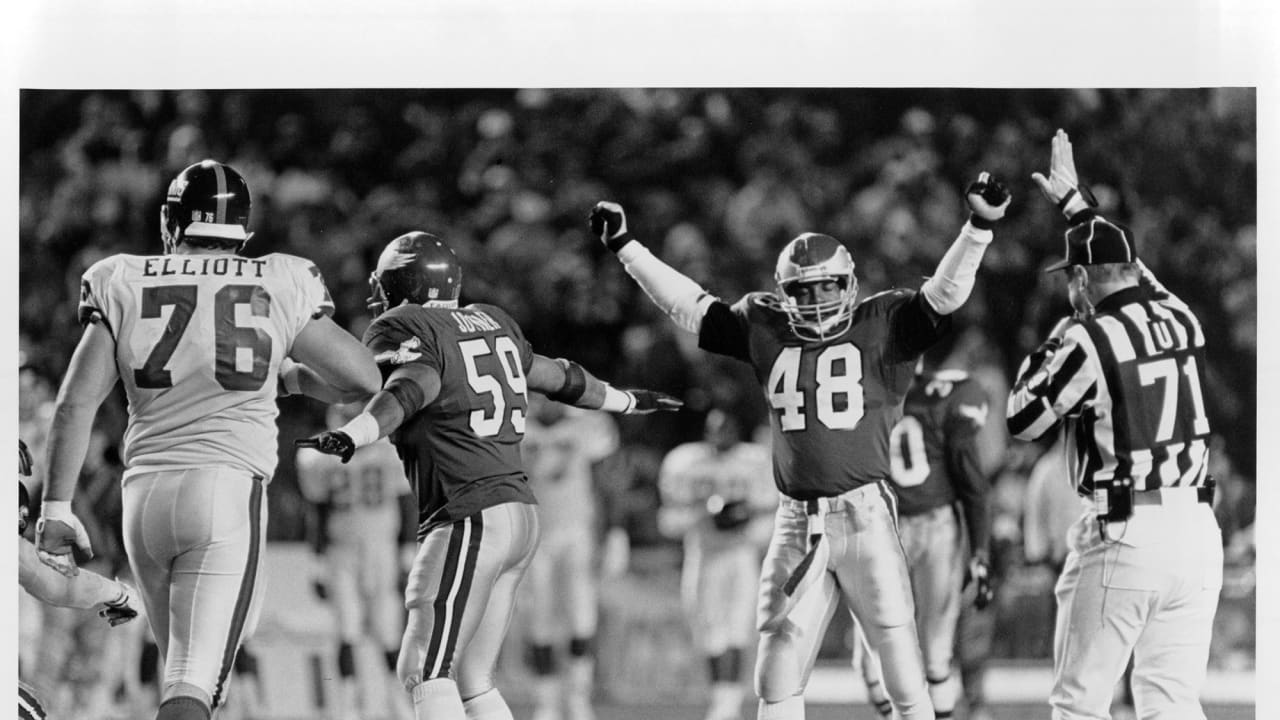 1991 Press Photo Wes Hopkins Eagles - RSH37195 - Historic Images