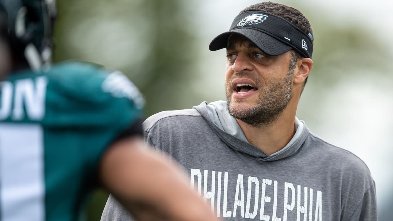 Philadelphia Eagles wide receivers coach Aaron Moorhead wants his young  players to energize the offense