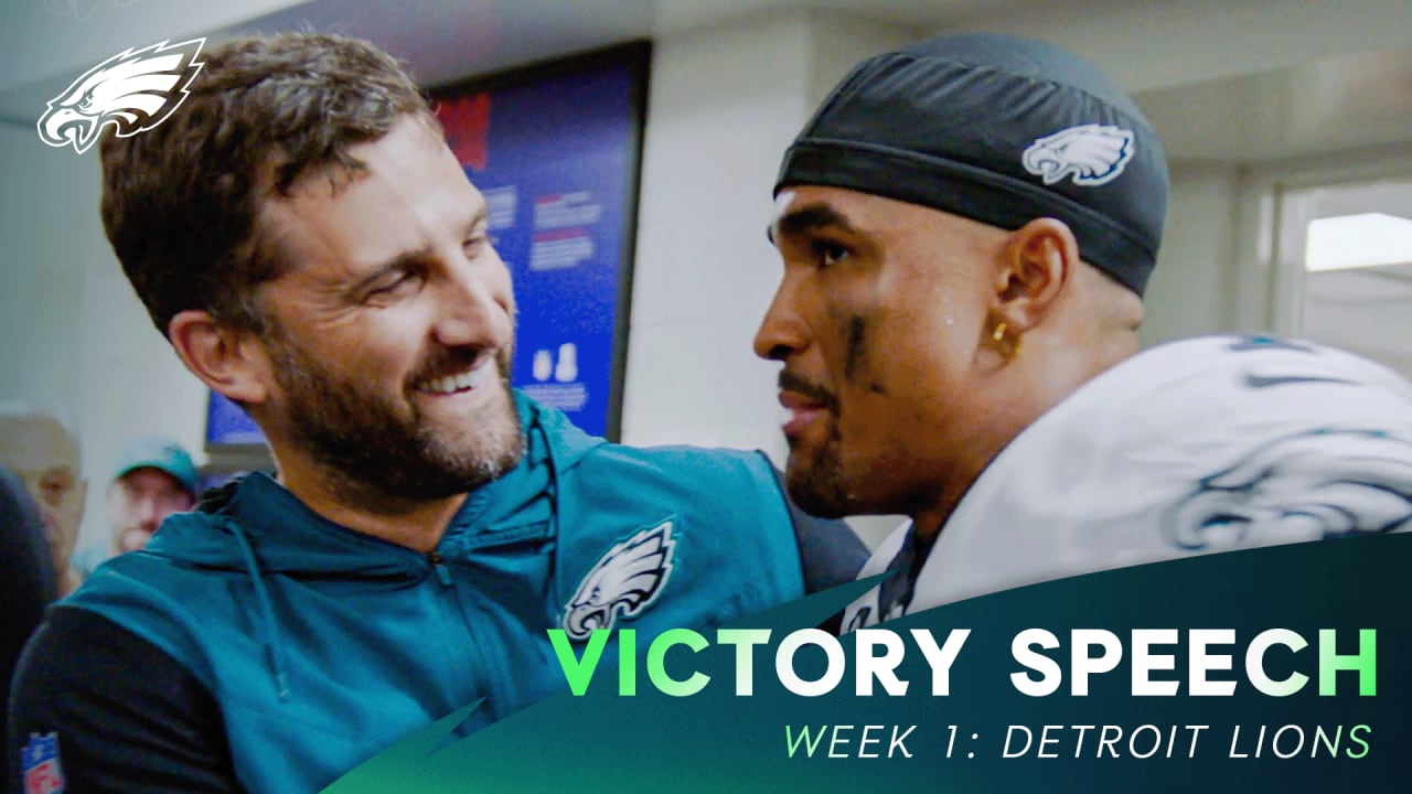 WATCH: Vikings postgame locker room interviews after win at