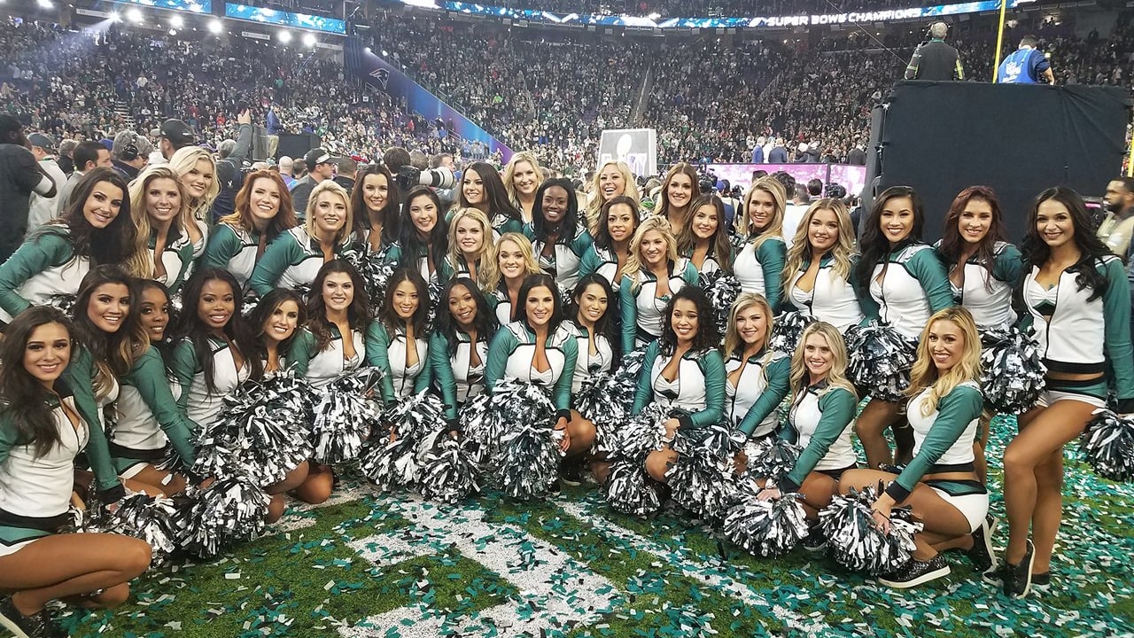 Eagles Cheerleaders At Super Bowl LII