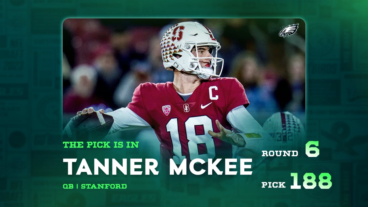 Eagles select QB Tanner McKee with the 188th overall pick