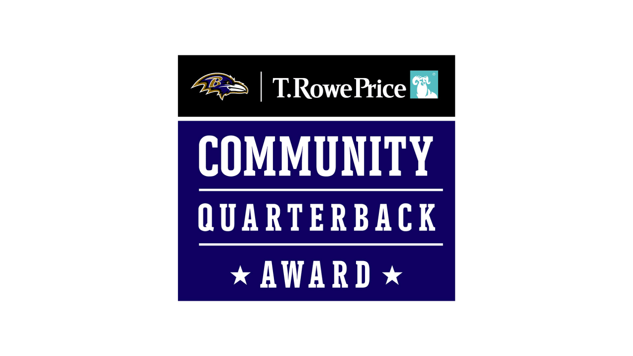 LITT Intern, Kelly Ryan, awarded the Baltimore Ravens Community Quarterback Award 