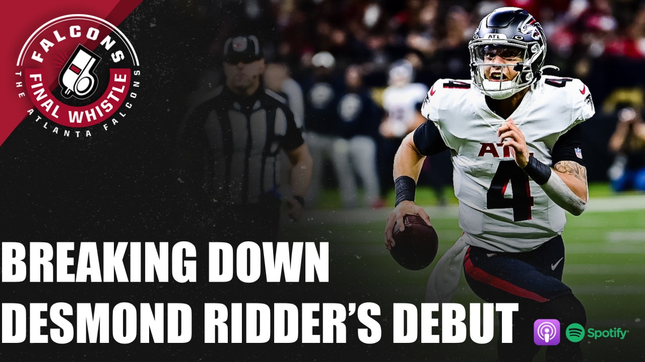 Evaluating Desmond Ridder debut, Tyler Allgeier and Drake London vs