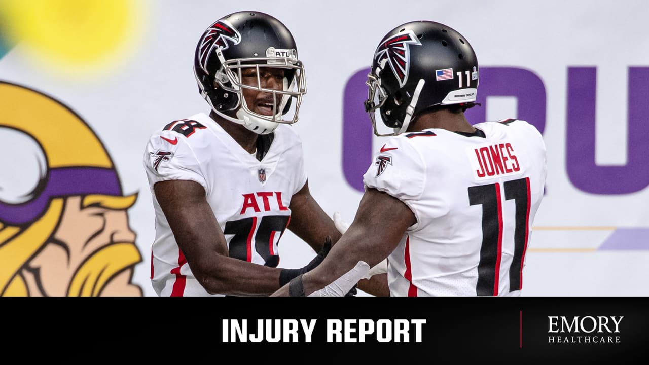 Falcons-Buccaneers injury report: Julio Jones misses practice to