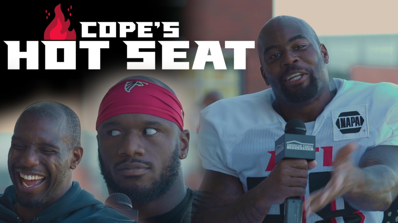 Why Mike Davis, Deion Jones, & Duron Harmon went bald | Cope's Hot Seat ep. 6