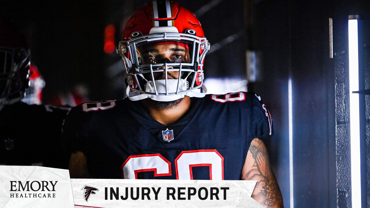 Falcons' injury report: Chuma Edoga out for Saints game