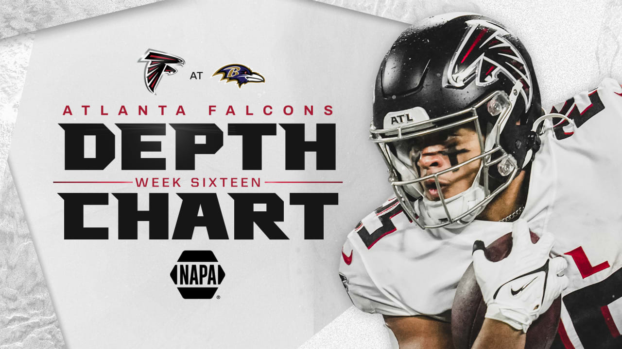 Falcons release first depth chart of the 2023 regular season