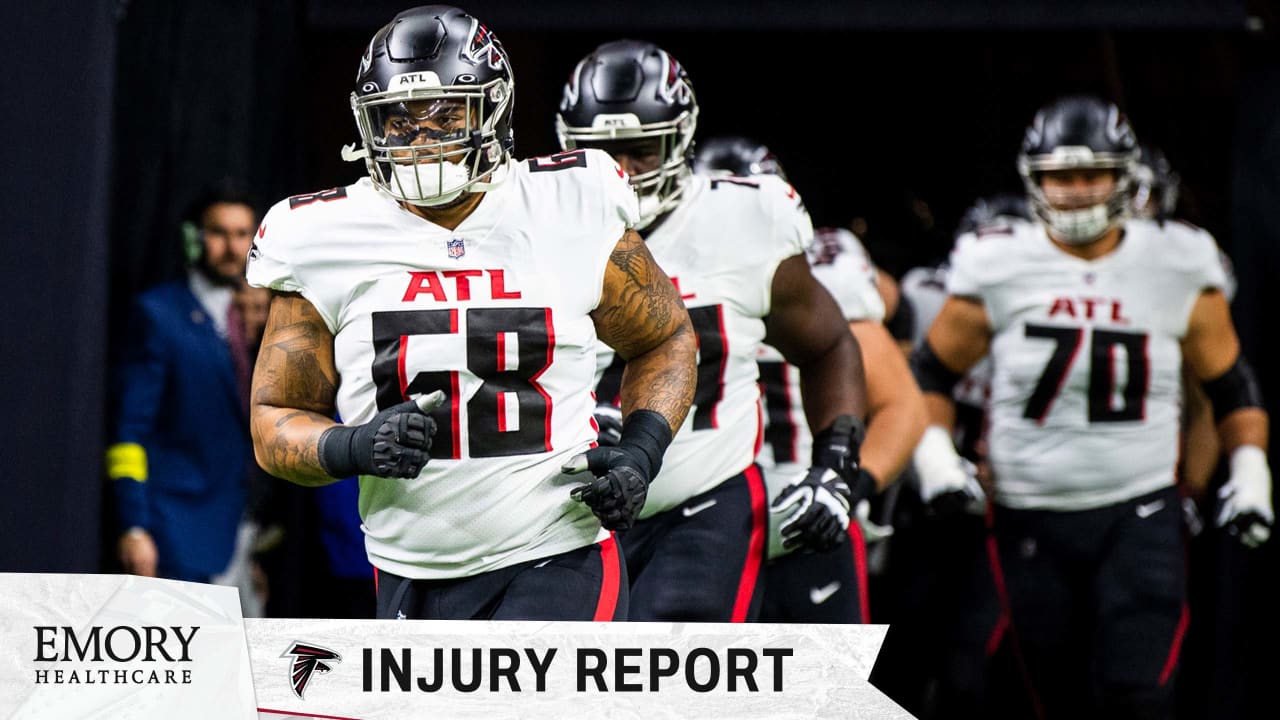 Falcons News: Atlanta announces inactives for Week 8 vs. Panthers