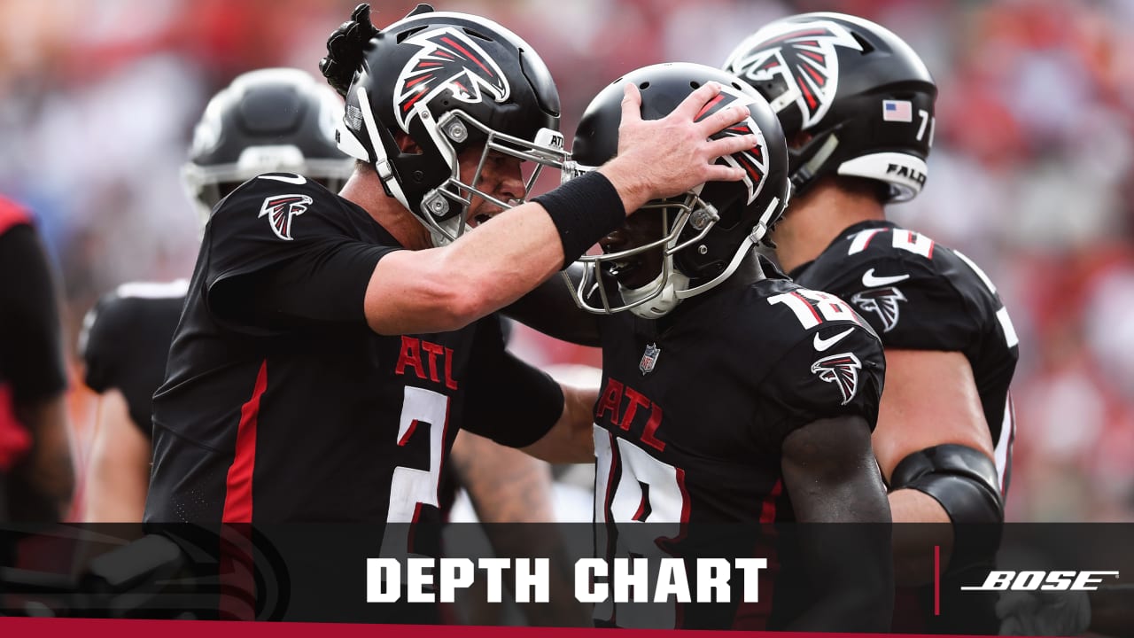 Falcons release depth chart before Week 3 contest vs. Giants