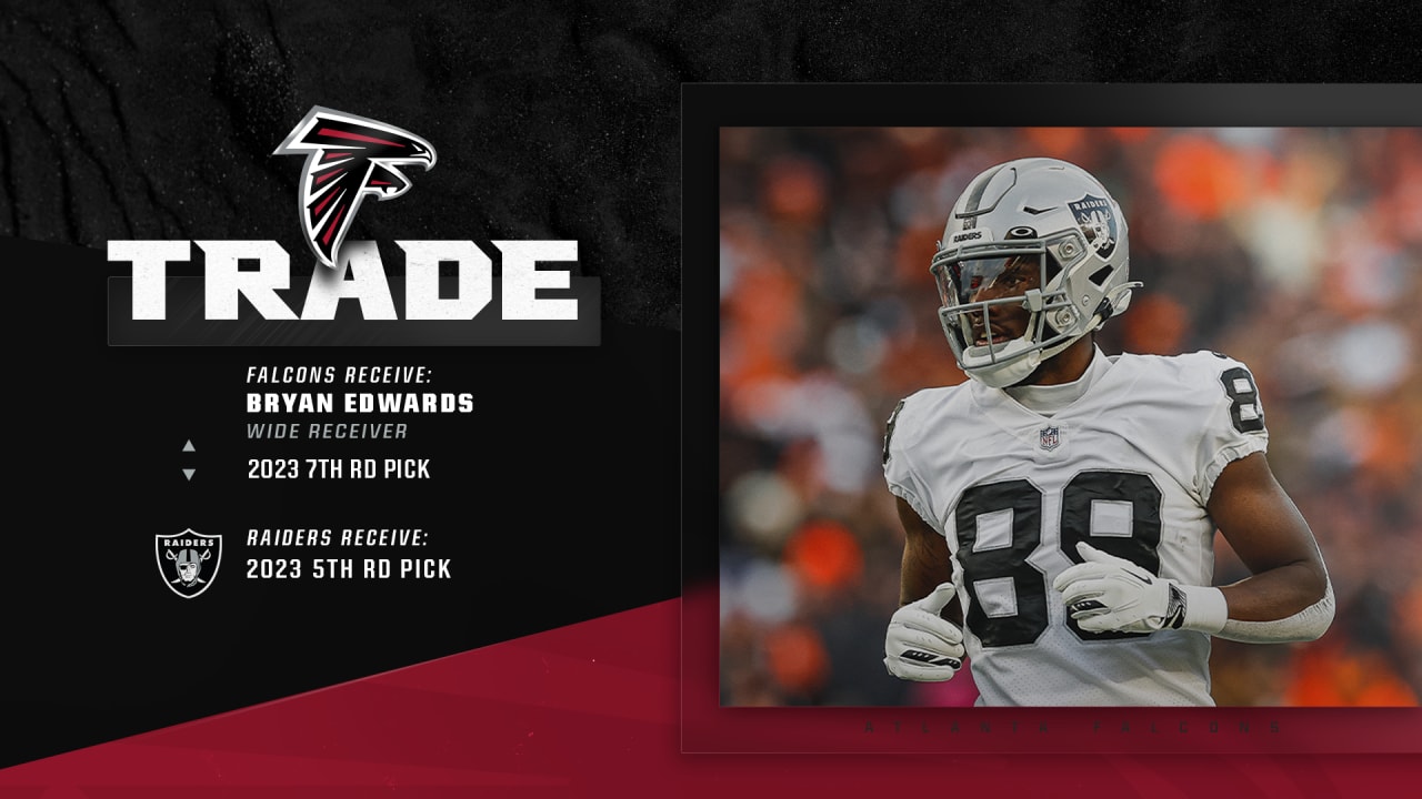 Falcons trade for Raiders receiver Bryan Edwards