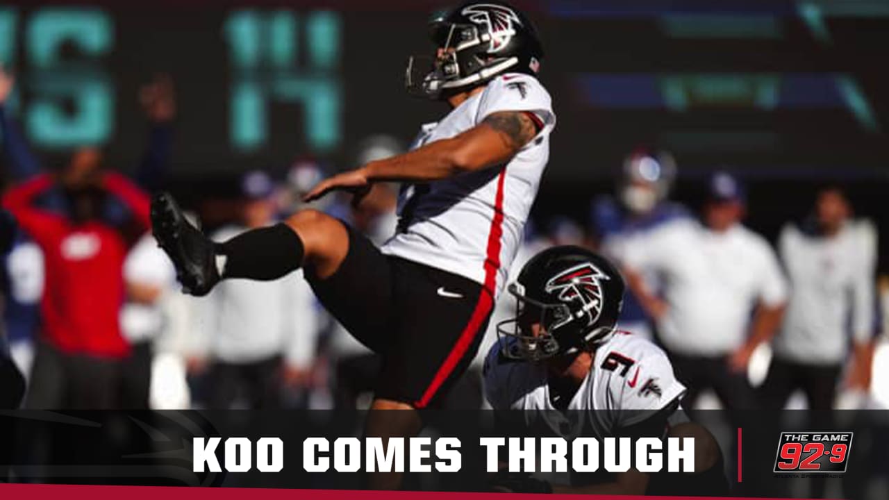 Younghoe Koo of Ridgewood NJ kicks game-winning FG as Falcons defeat NY  Giants