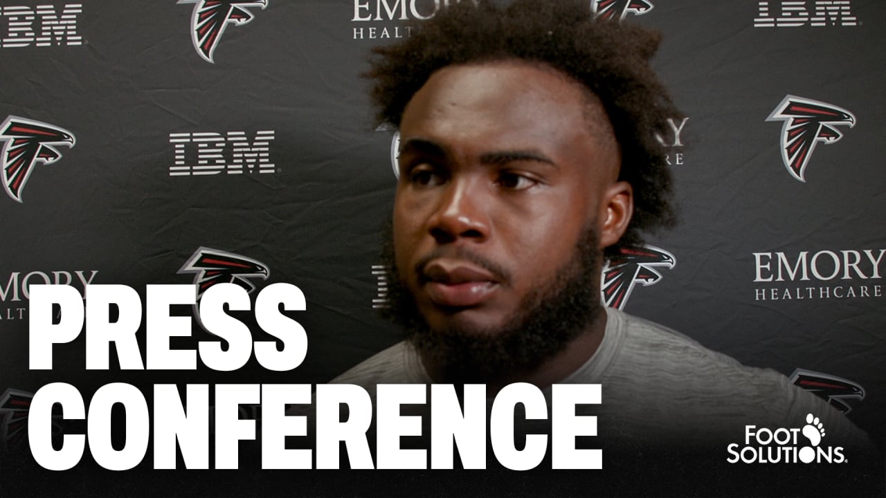 Grady Jarrett speaks to media on Falcons defensive line and playing as ...