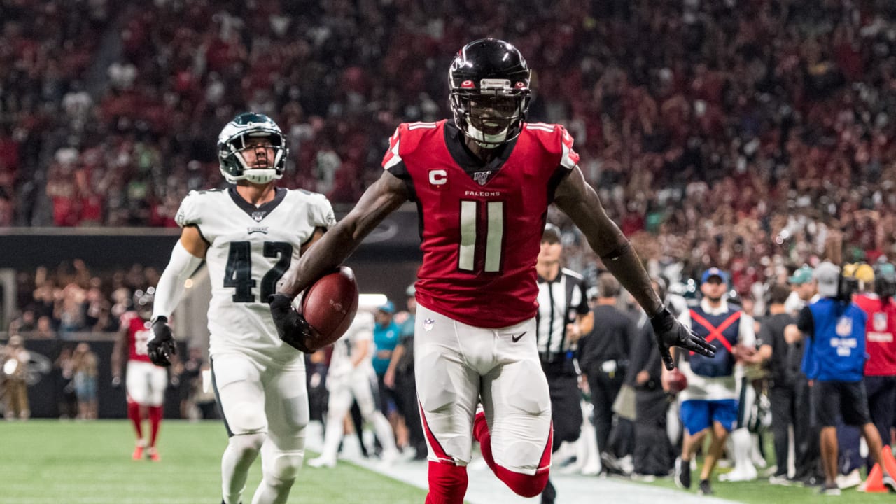 Julio Jones, Falcons wide receiver, keeps a low profile