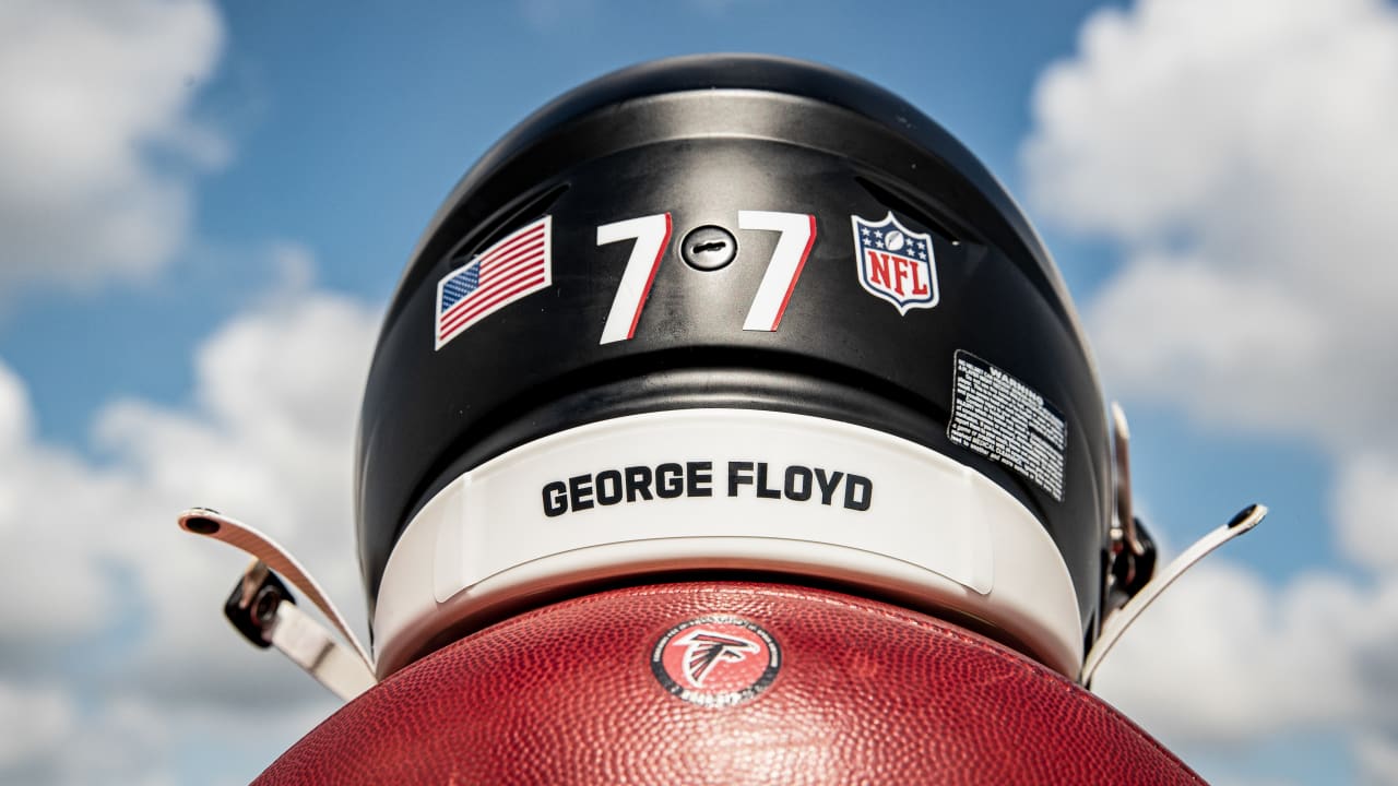 Falcons helmet decals honor victims of systemic racism