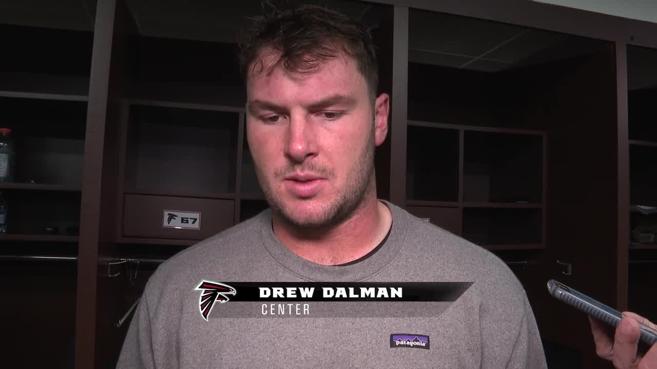 Drew Dalman reflects on offensive performance against Commanders
