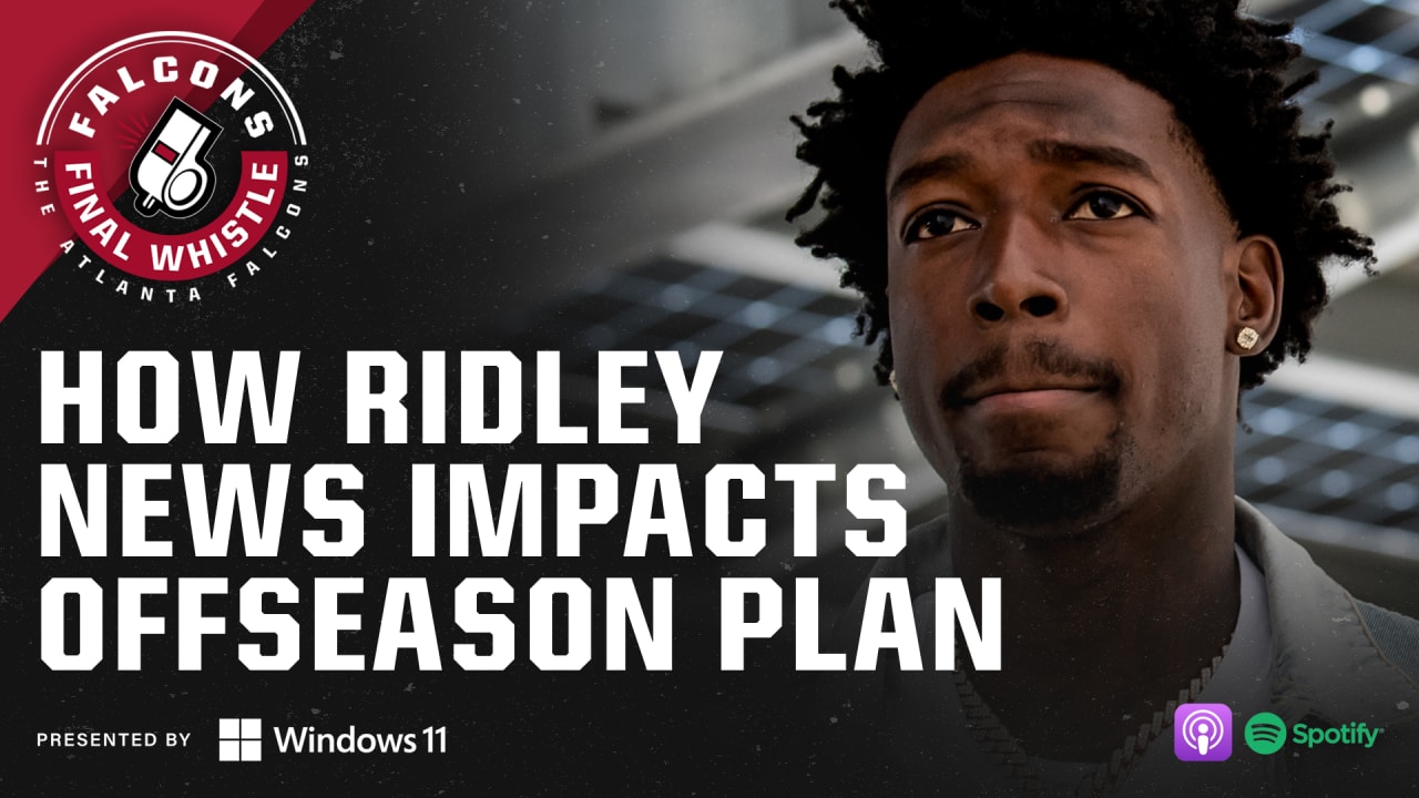 What does Calvin Ridley's suspension mean for the Atlanta Falcons?