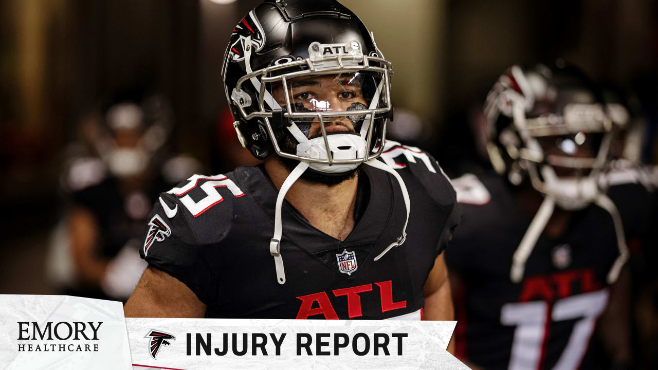 Falcons Injury Report  Atlanta Falcons –