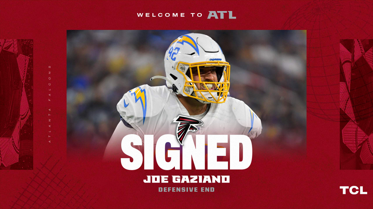 Falcons sign defensive lineman Joe Gaziano to one-year deal