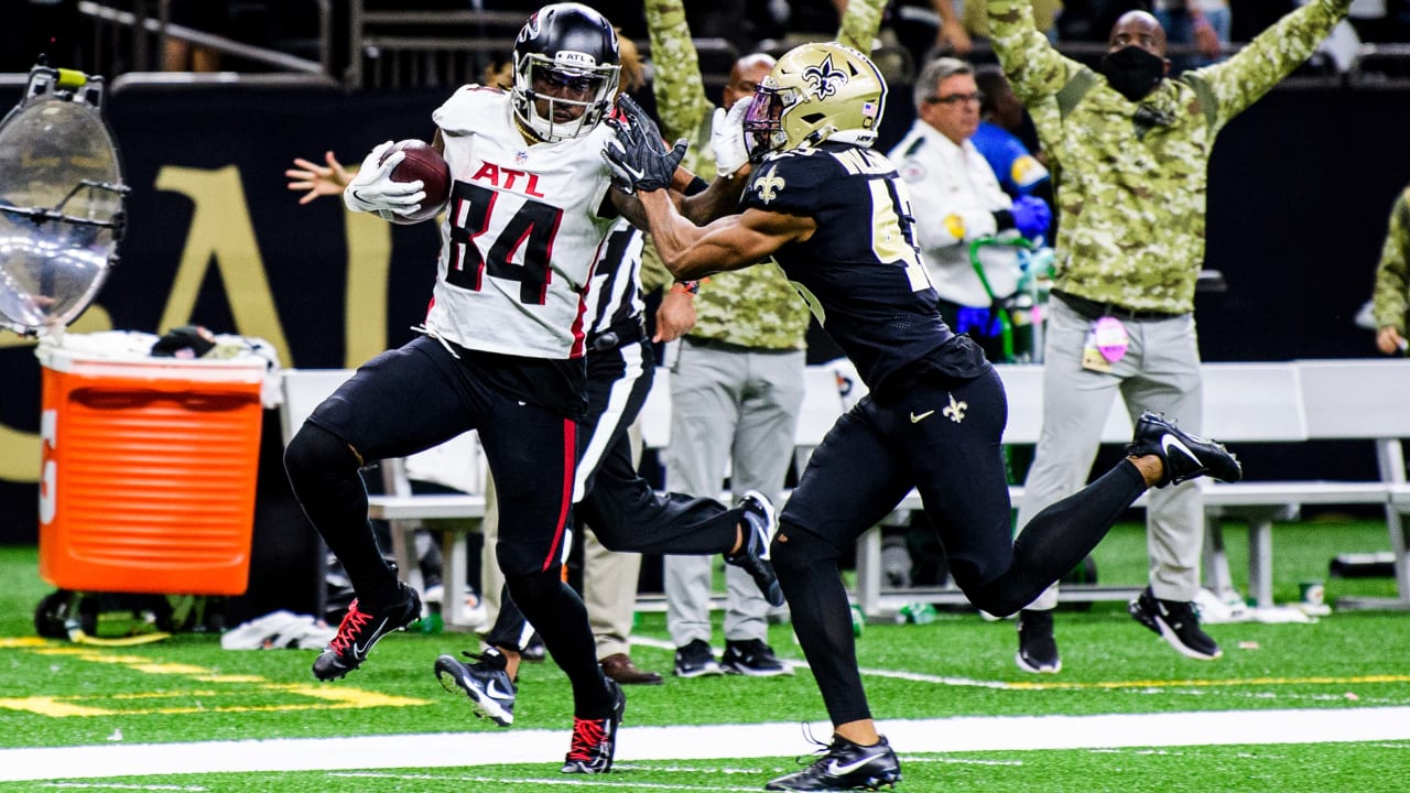 Saints get going late, foil Falcons